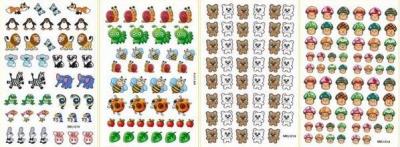 Opakowanie Naklejki papierowe Mini MKJ-014