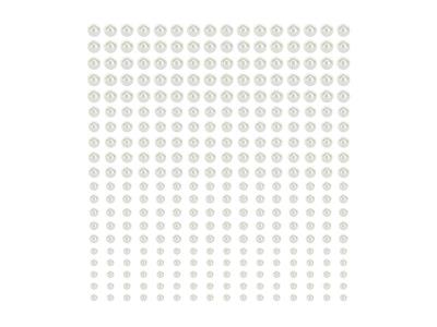 Opakowanie Naklejki perełki perłowy 440szt