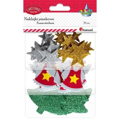 Opakowanie Naklejki piankowe 34szt