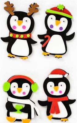 Opakowanie Naklejki piankowe 3D 7cm 4szt