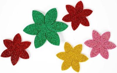 Opakowanie Naklejki piankowe brokatowe 5-7cm