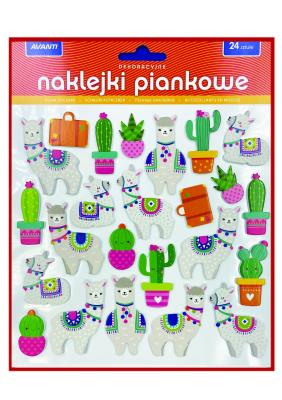 Opakowanie Naklejki piankowe całoroczne V3 24szt.