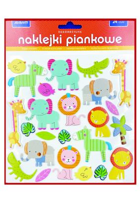 Opakowanie Naklejki piankowe całoroczne V4 24szt.