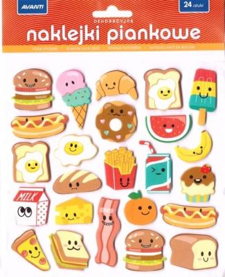 Opakowanie Naklejki piankowe całoroczne V5 24szt.