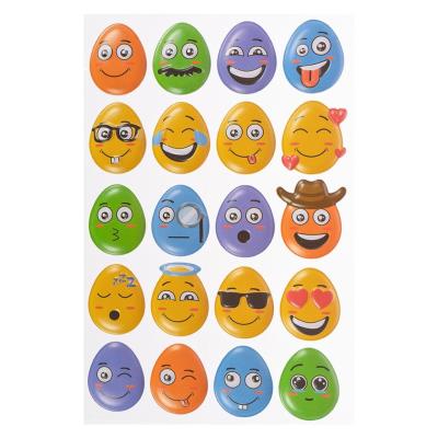 Opakowanie Naklejki pisanki buźki