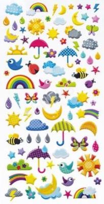 Opakowanie Naklejki pogoda