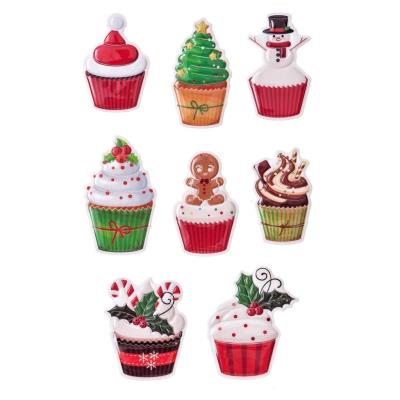 Naklejki puffy muffinki 8szt. Wydawca: Dalprint. SmakLiter.pl Opakowanie Naklejki puffy muffinki 8szt