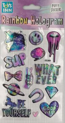 Opakowanie Naklejki Rainbow Hologram Unicorn