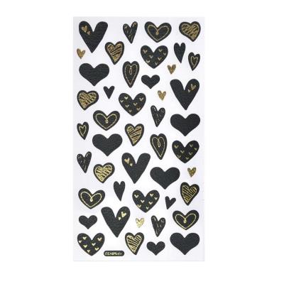 Opakowanie Naklejki serduszka glamour