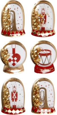 Opakowanie Naklejki shaker gold Nutracker 6szt. 1 arkusz edycja limitowana