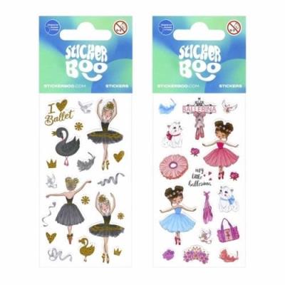 Naklejki Sticker BOO Balet. Wydawca: Sticker Boo. SmakLiter.pl Opakowanie Naklejki Sticker BOO Balet