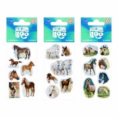 Opakowanie Naklejki Sticker BOO Konie