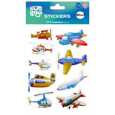 Opakowanie Naklejki Sticker BOO Samoloty
