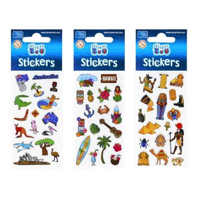 Opakowanie Naklejki STICKER BOO World Travel 2 mix