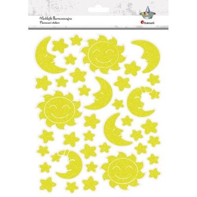 Opakowanie Naklejki świecące w ciemności 39szt.