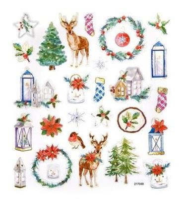 Naklejki święta 28szt. Wydawca: Dalprint. SmakLiter.pl Opakowanie Naklejki święta 28szt