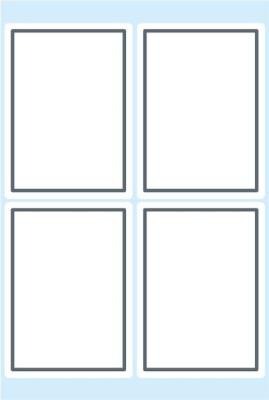 Opakowanie Naklejki szkolne białe 24szt