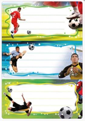 Opakowanie Naklejki szkolne - Piłkarze