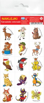 Opakowanie Naklejki. Tatrzańskie zwierzaki