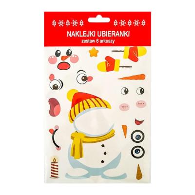 Opakowanie Naklejki ubieranki