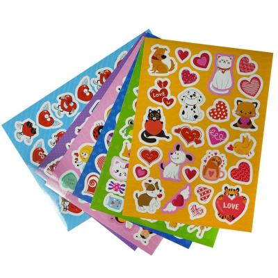 Opakowanie Naklejki urocze walentynkowe MIX