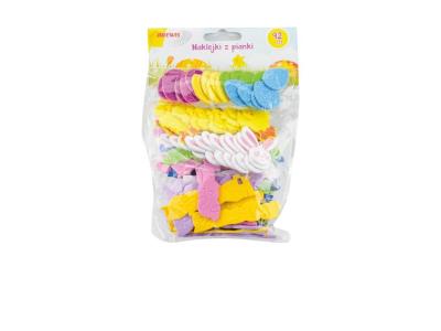 Opakowanie Naklejki wielkanocne z pianki 92szt