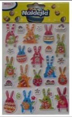 Opakowanie Naklejki wypukłe