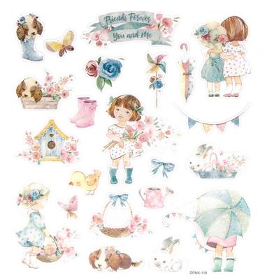 Opakowanie Naklejki z brokatem marisella & me 22szt