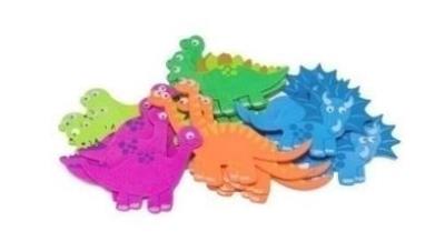 Opakowanie Naklejki z pianki dinozaury 20szt