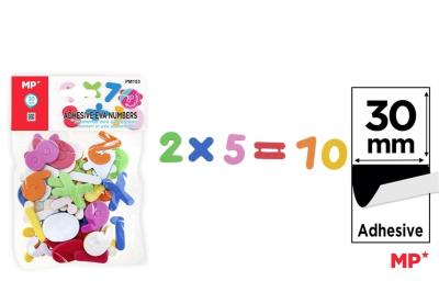 Opakowanie Naklejki z pianki EVA numerki duże