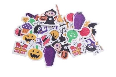 Opakowanie Naklejki z pianki Halloween 32szt