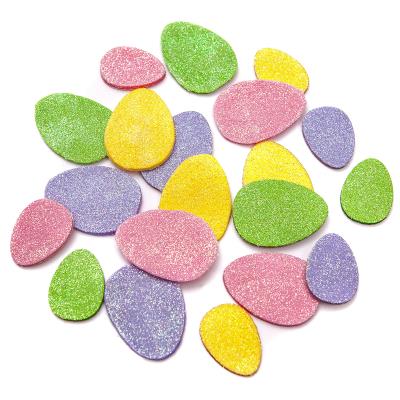 Opakowanie Naklejki z pianki jajka brokat 20 szt.