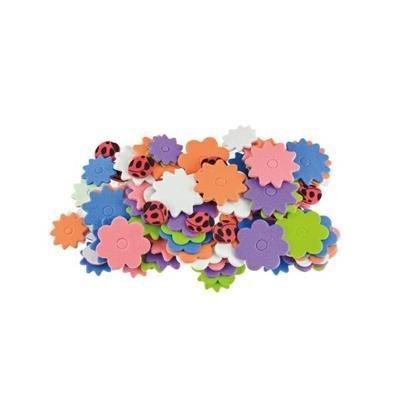 Opakowanie Naklejki z pianki kwiatki 88szt