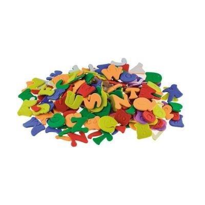 Opakowanie Naklejki z pianki literki i cyferki 170szt