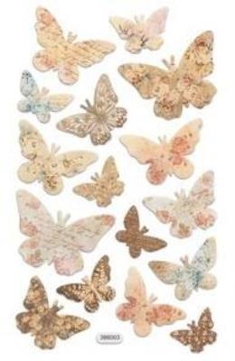 Opakowanie Naklejki z pianki motyle 16szt