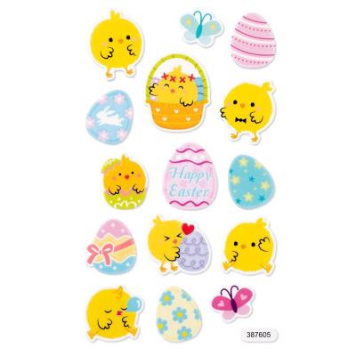 Opakowanie Naklejki z pianki świecące w ciemności Kurczaczki