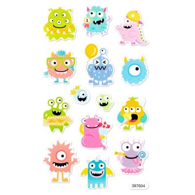 Opakowanie Naklejki z pianki świecące w ciemności potworki