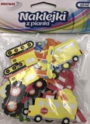 Opakowanie Naklejki z pianki ulica 36szt