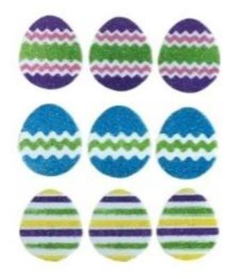 Opakowanie Naklejki z pianki z brokatem