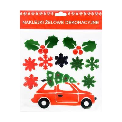 Opakowanie Naklejki żelowe Autko