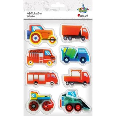 Opakowanie Naklejki żelowe pojazdy użytkowe 8szt.
