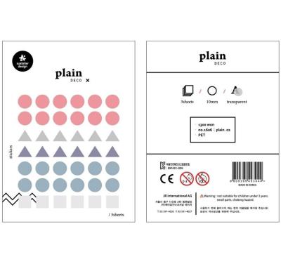 Opakowanie Naklejki Znaczniki #2 Średnie 3 ark.