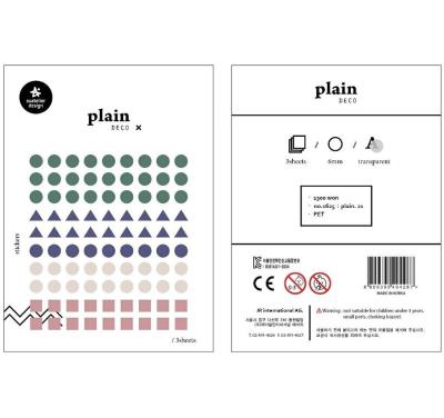 Opakowanie Naklejki Znaczniki #21 Geo 3 ark.