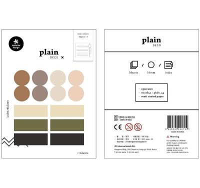 Opakowanie Naklejki Znaczniki #43 Kropki 3 ark.