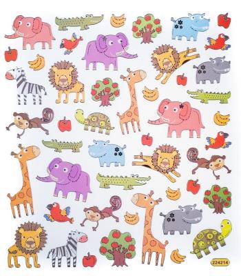Opakowanie Naklejki zoo 48szt