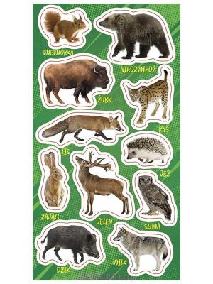 Opakowanie Naklejki Zwierzęta leśne