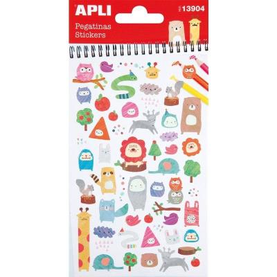 Opakowanie Naklejki zwierzęta wypukłe