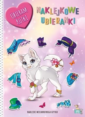 Okładka książki Naklejkowe ubieranki. Kotki