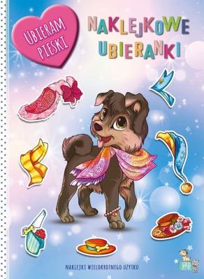 Okładka książki Naklejkowe ubieranki. Pieski