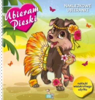 Okładka książki Naklejkowe ubieranki - Pieski